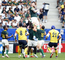 RG Snyman in a lineout 17/9/2023