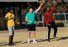 Calvin Nash with members of the team 3/7/2024