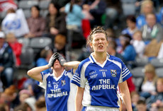 Elaine Costin O'Connor and Bronagh Sheridan react to a missed chance 25/9/2011