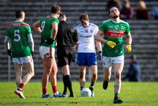 Padraig O’Hara dejected after being sent off 23/2/2020
