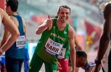 Thomas Barr after finishing second to qualify 27/9/2019