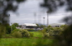 A view of Oriel Park ahead of the game 19/5/2023 