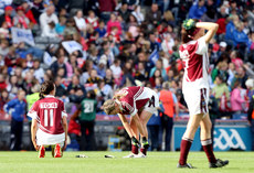 Ruth Kearney, Grace Kearney and Michelle Malone dejected 25/9/2011