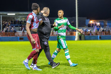 Graham Burke with Elicha Ahui and steward Andrew Matthew 18/10/2024