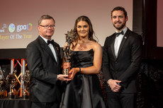 Premier Junior Player of the Year, Clodagh Tynan with Brian Molloy and Tom Parsons 15/11/2024