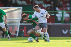 David Fisher in action with Kyle Cherry 19/10/2024