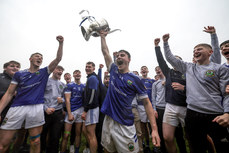 Colm Treacy celebrates with the trophy 27/10/2024