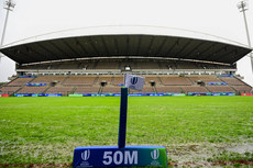 A view of the pitch ahead of the game 9/7/2024