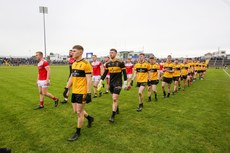 The parade of teams before the game 13/10/2024