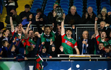 David Clarke and Sam Callinan lift the Paddy Moclair Cup  26/10/2024