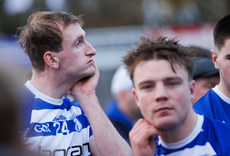 James Burke and Simon Leacy dejected after the game 17/11/2024