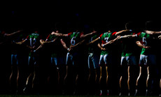 The Mayo team line out ahead of the game 11/6/2022