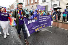 Pieta, the suicide and self-harm prevention charity, joins the Dublin Pride Parade 2024 to show solidarity and highlight their support for the LGBTQ+ community 29/6/2024