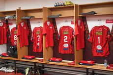 A view of the Scarlets changing room ahead of the game 25/10/2024