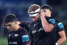 Ospreys players dejected after the game 18/10/2024