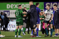 RG Snyman shakes hands after the game with Peter Dooley 19/10/2024 