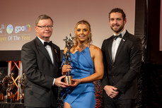 Senior Player of the Year Laura Hayes with Brian Molloy and Tom Parsons 15/11/2024