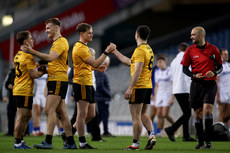 The Ulster team celebrate after the game 19/10/2024