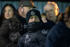 Stephen Bradley in the stands during the game 18/10/2024