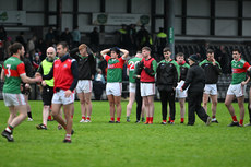 Stephenites players look dejected at the end of the game 17/11/2024