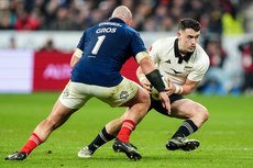 Will Jordan is tackled by Jean-Baptiste Gros 16/11/2024