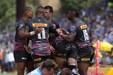 DHL Stormers celebrate the try 26/10/2024