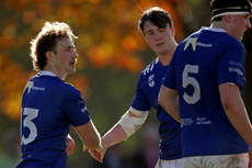 Ryan Street celebrates scoring a try with Callum Florence 19/10/2024