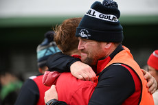 John McPartland celebrates at the end of the game 17/11/2024