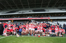 Imokilly players celebrate the Sean Og Murphy Cup 20/10/2024 