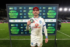 Willie le Roux with the BKT player of the match award 12/10/2024