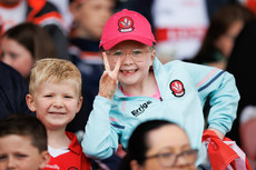 Young Derry fans ahead of the game 7/7/2024