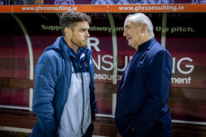 John Russell with John Caulfield before the game 25/10/2024