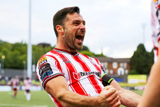 Patrick Hoban celebrates a goal 28/6/2024