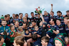 Noel McGrath lifts the cup for Loughmore-Castleiney 20/10/2024 