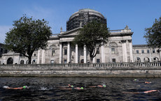 Competitors pass the Four Courts 7/9/2024
