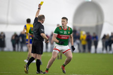 Cillian O’Connor is shown a yellow card 20/1/2023