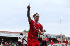 John Martin celebrates scoring his sides first goal 
28/6/2024