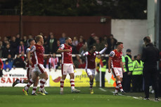 Brandon Kavanagh celebrates scoring a goal 25/10/2024