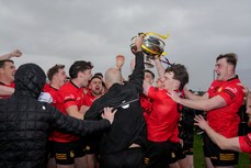 The Dunshaughlin team celebrate after the game 20/10/2024 