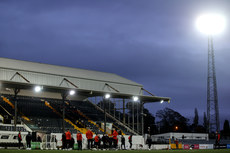 A view of Oriel Park ahead of the game  18/10/2024