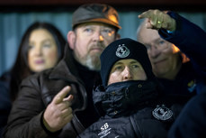 Stephen Bradley in the stands during the game 18/10/2024