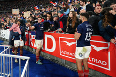 Yoram Moefana, Paul Boudehent and Romain Buros during the lap of honour 16/11/2024