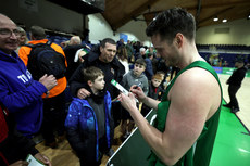 Conor Quinn signs autographs after the game 21/11/2024