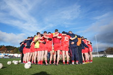 Tinahealy team huddle ahead of the match 10/11/2024