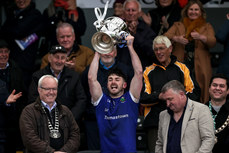 Jay Burke lifts the trophy 27/10/2024