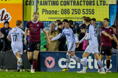 Luke Pearce celebrates scoring a goal 25/10/2024