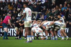 Ospreys and Vodacom Bulls' forwards have an uncontested scrum 12/10/2024