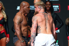 Mike Tyson and Jake Paul 14/11/2024