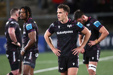 Ospreys players dejected after the game 18/10/2024