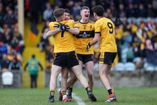 St. Eunan’s players celebrate at the final whistle 13/10/2024